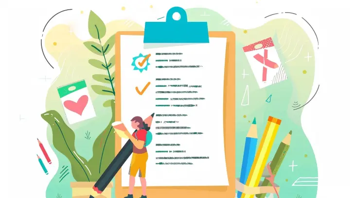 Ilustración simbolizando acuerdo y colaboración entre escritora e ilustradora